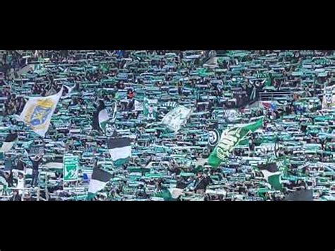 l hymne Allez Les Verts chanté en acapela par les supporters des Verts