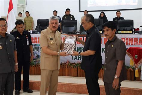 Bupati Irwan Hadiri Rapat Paripurna Penyampaian Laporan Keterangan