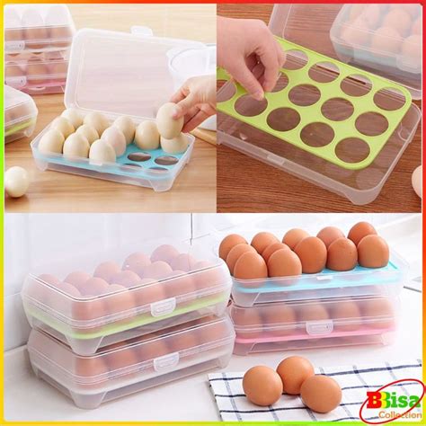 Jual Tempat Telur 15 Sekat Shopee Indonesia