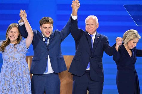 Tim Walz S Son Gus 17 Steals The Show In Emotional Appearance At DNC