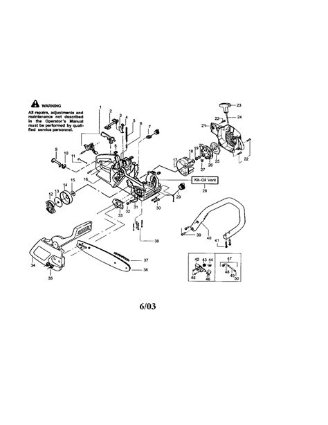 Craftsman 20 Chainsaw Parts Diagram