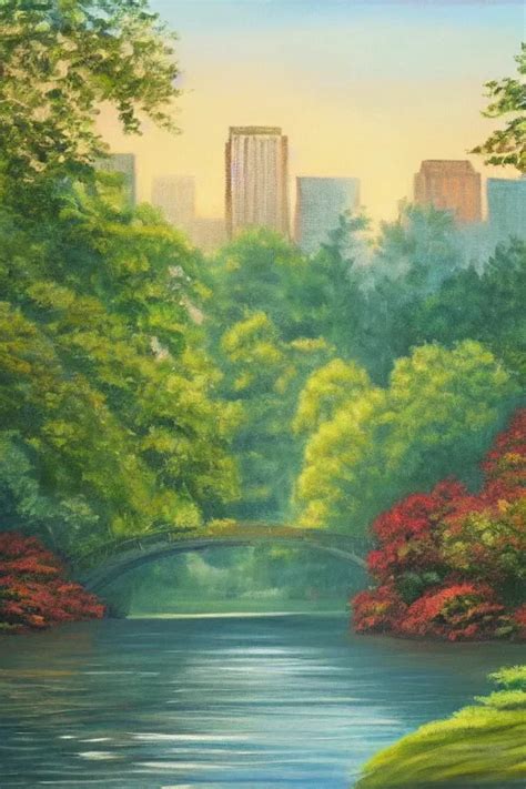 Bob Ross Painting Of New York Central Park Stable Diffusion Openart