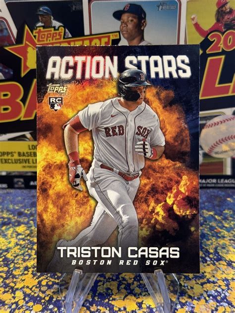 Triston Casas Topps Update Action Stars As Red Sox Ebay