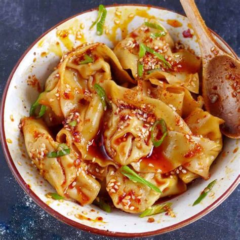 Sichuan Spicy Wonton In Chili Oil Red House Spice