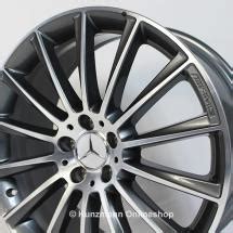 Amg Multi Spoke Rim Set Inch Titanium Grey E Class W Genuine