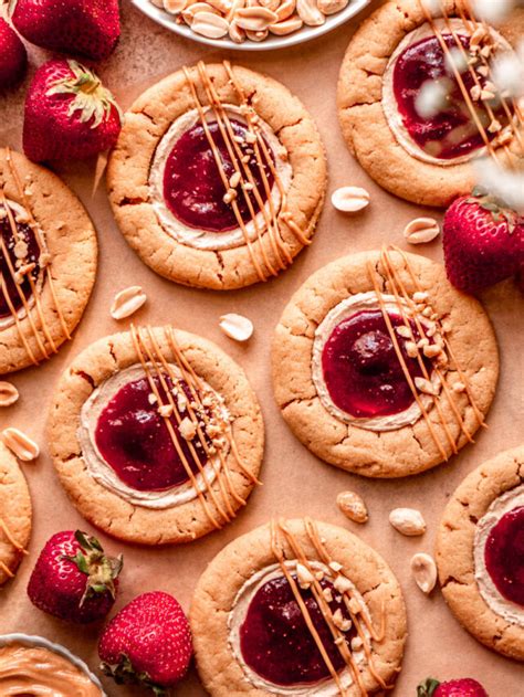 Peanut Butter And Jelly Cookies In Bloom Bakery