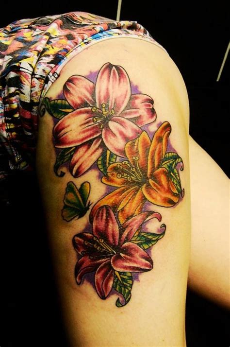 20 Beautiful Tiger Lily Tattoo Designs Entertainmentmesh