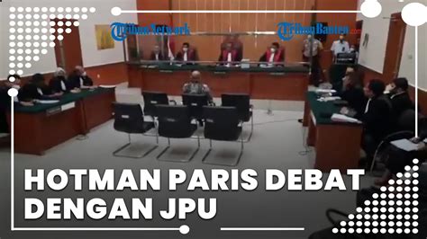 Momen Debat Hotman Paris Dengan Jaksa Penuntut Umum Atas Sidang Kasus