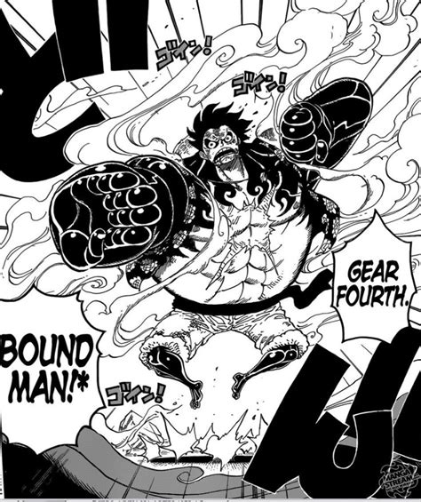 Gear 4th: Bounce man... | Luffy gear 4, One piece drawing, Manga anime ...