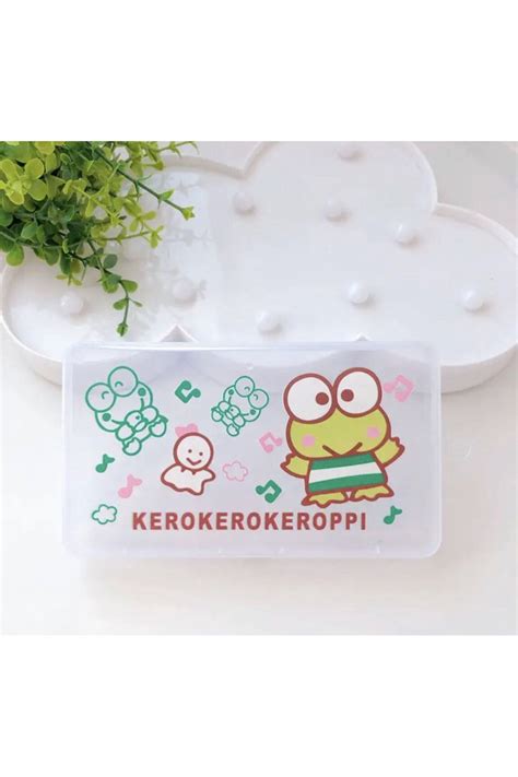 synshop Kawaii Sanrio Kore Keroppi kurbağa düzenleyici kutu kalemlik