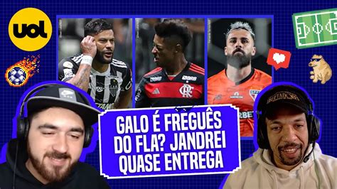 FLAMENGO AMASSA O GALO ATLÉTICO MG É FREGUÊS DO MENGÃO JANDREI QUASE