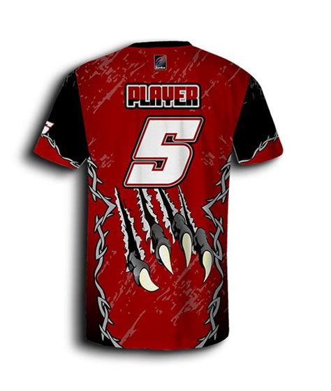 red softball jersey men - full-dye custom softball uniform