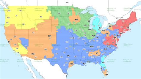 NFL Week 17 TV Coverage Maps Yahoo Sports