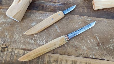 Making Two Wood Carving Knives From A Drill Bit Youtube