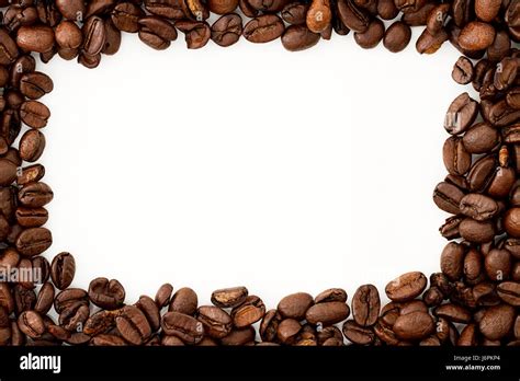 Coffee Beans Border Stock Photo Alamy