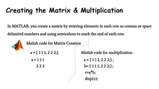 Basic Operators In Matlab Ppt