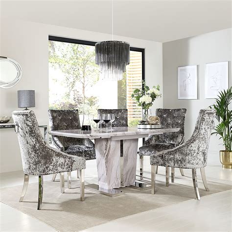 Dining Table With Velvet Chairs Clear Dining Chairs Set Of