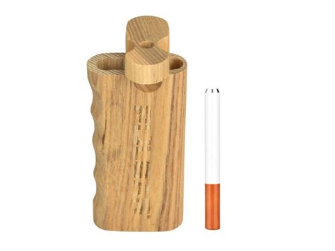 Wooden Dugout Pipe Fat Buddha Glass