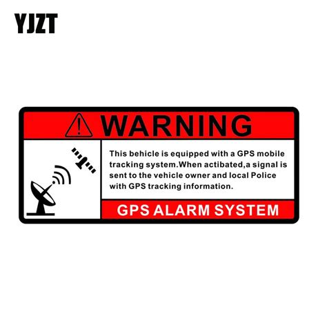 Yjzt 15262cm Creative Gps Anti Theft Vehicle Security Warning Alarm