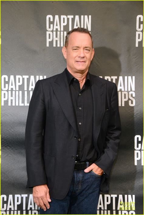 Tom Hanks And Emile Hirsch Captain Phillips La Premiere Photo