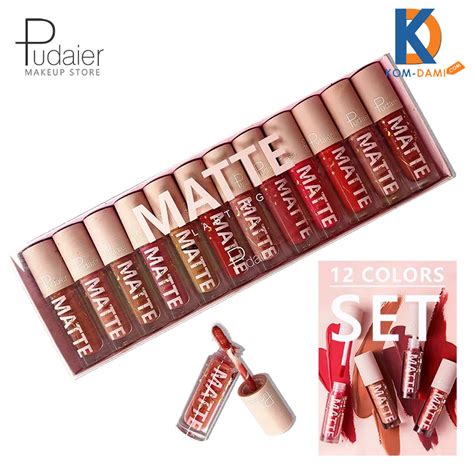 Pudaier Matte Lasting Lipstick Air Matte Lip Colors Matte Lipstick