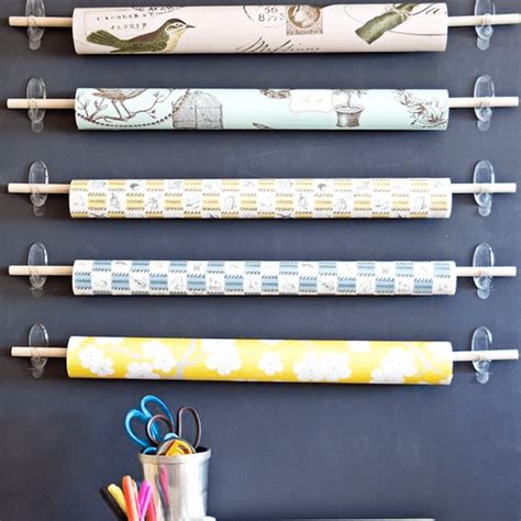 16 Clever Wrapping Paper Storage Ideas And Hacks