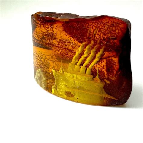 Ambra Ambra Succinite Baltic Amber Carving Mm Mm Catawiki