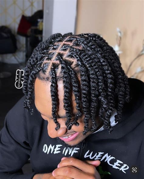 55 Attractive Two Strand Twists Hairstyles For Black Men To Wear In