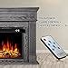 Amazon R W Flame Electric Fireplace Mantel Wooden Surround