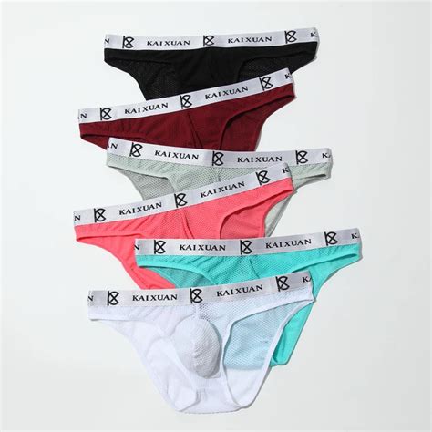 Men S Sexy Low Rise Bikini Briefs Comfortable Breathable Daily Wear