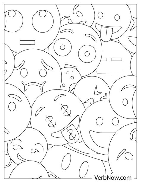 Free Emoji Coloring Pages For Download Printable Pdf