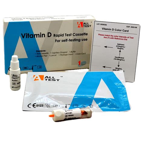 Vitamin D Test Kit Vitamin D Self Test Valuemed