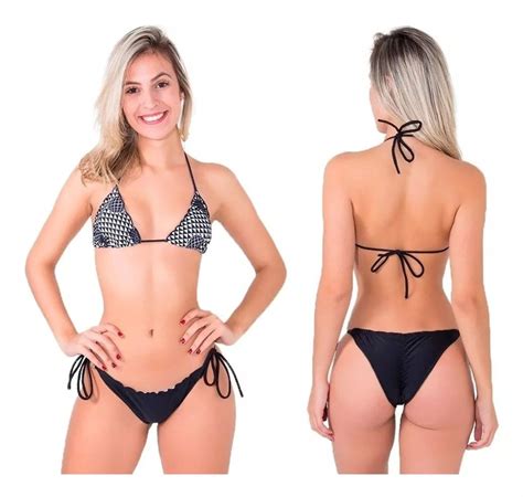 Biqu Ni Levanta Bumbum Ripple Cortininha Liso Praia Ver O No Elo