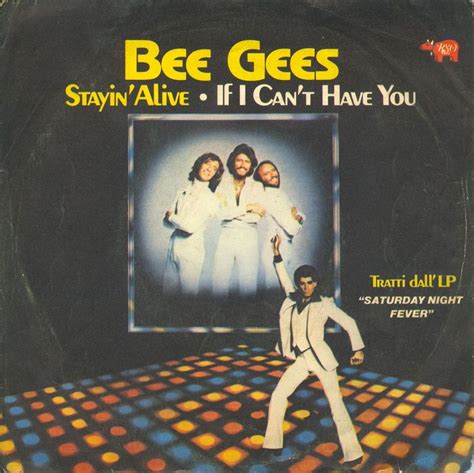 Bee Gees Stayin Alive If I Can T Have You 1977 Vinili Canzoni