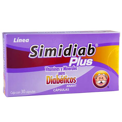 Vitaminas Y Minerales Simidiab Para Diabeticos En Farmacias Similares Ciudad De México