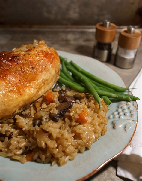 Baked Chicken Thighs And Rice With Cream Of Mushroom Soup