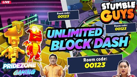 Unlimited Block Dash Code Road To K Subs Stumble Guys