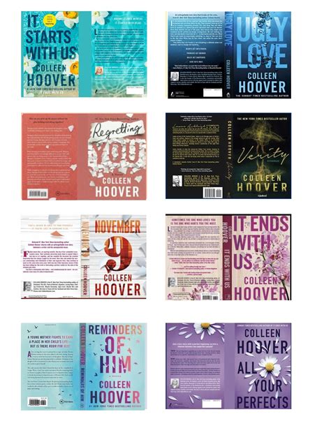 Colleen Hoover Mini Book Covers In Diy Tiny Books Mini Books