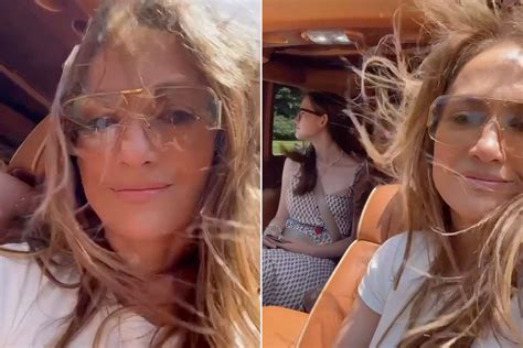 Jennifer Lopez Partage Un Trajet En Voiture Avec La Fille De Ben