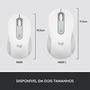 Mouse Sem Fio Logitech Signature M650 L KaBuM