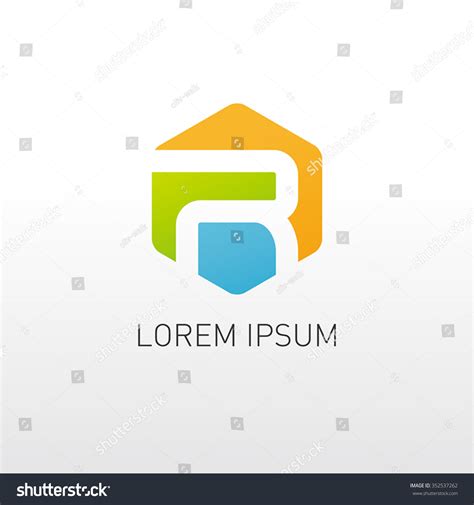 Abstract Alphabet Logo Stock Vector Royalty Free 352537262 Shutterstock