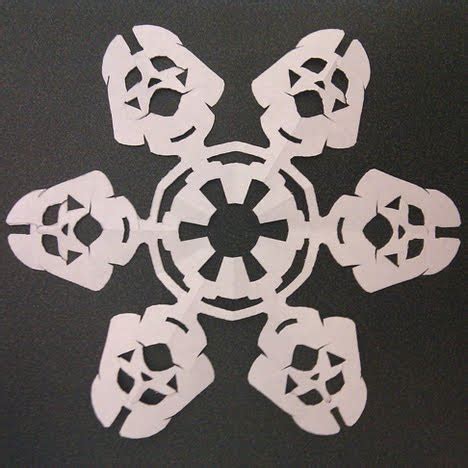 How To Make Star Wars Snowflakes From Paper