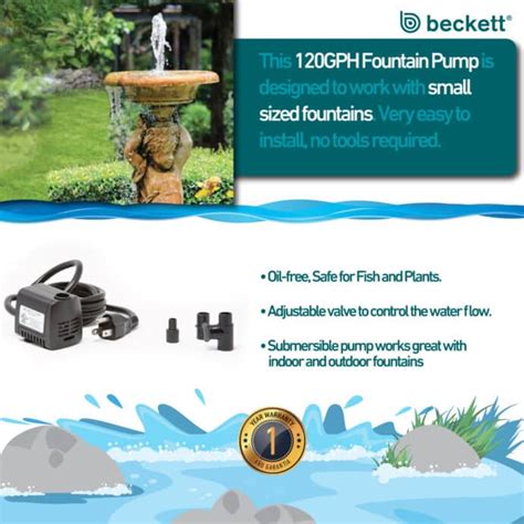 7206410 120 GPH Fountain Pump Beckett Corporation