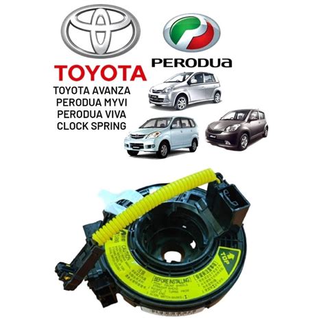 Perodua Myvi Viva Toyota Avanza Old Model Spiral Cable Airbag Clock