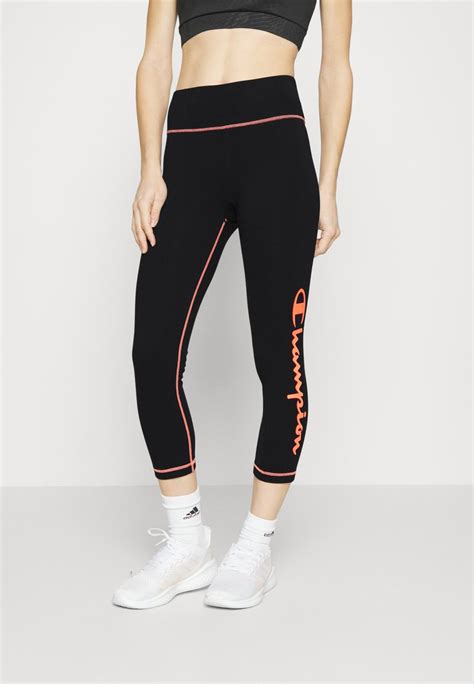 Champion Sport Crop Leggings Collant Blacknero Zalandoit