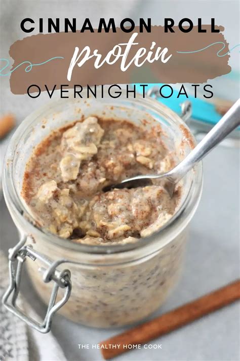 Cinnamon Roll Protein Overnight Oats Artofit