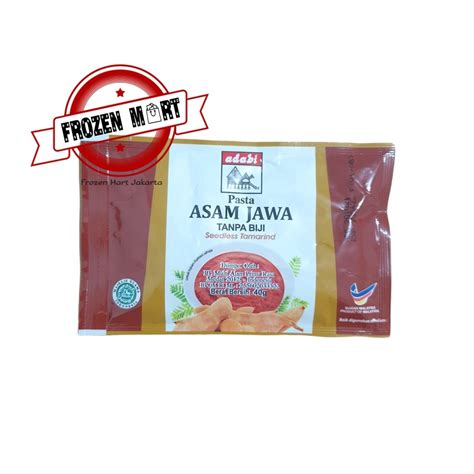 Jual ADABI Pasta Asam Jawa Tanpa Biji 40 Gr Shopee Indonesia