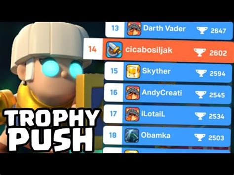 Trophies Top Ladder Push Clash Mini Youtube