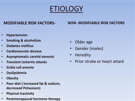 Cerebrovascular Accident Ppt