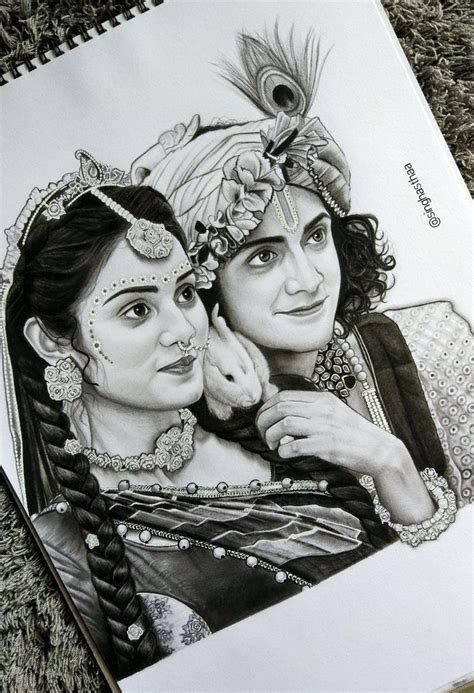 Radha Krishna Pencil Shading Drawing A Detailed And Complete Guide